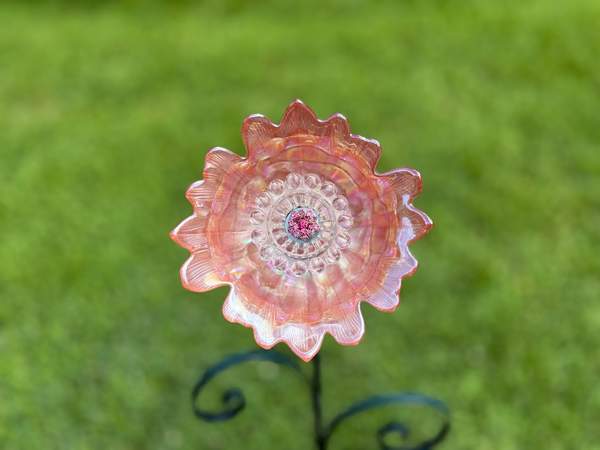 Pink — Small Glass Flower